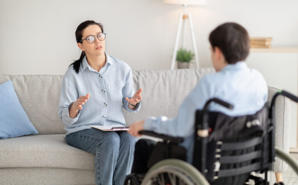 Carerer describing about support and plans for ndis to young participants
