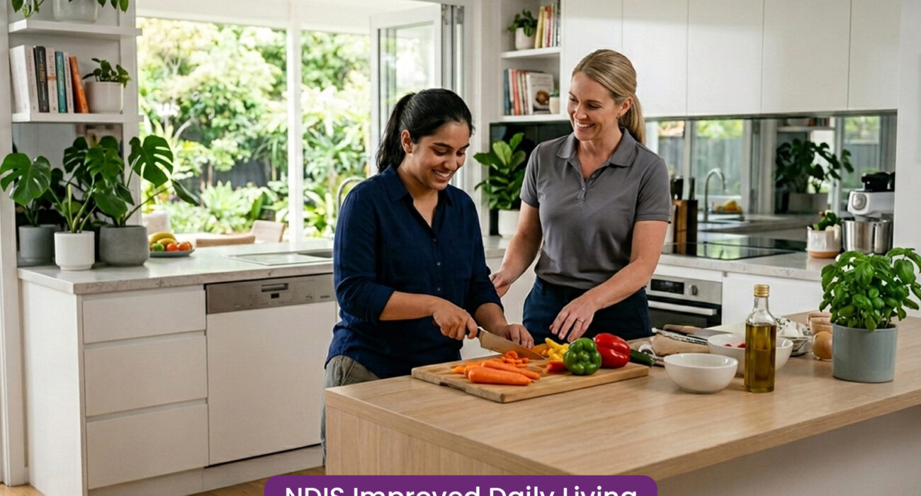 NDIS Improved Daily Living Skills training by Nurse Aid Australia.